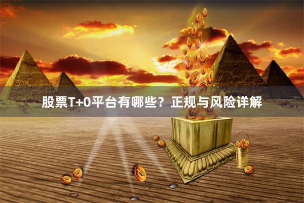 股票T+0平台有哪些？正规与风险详解
